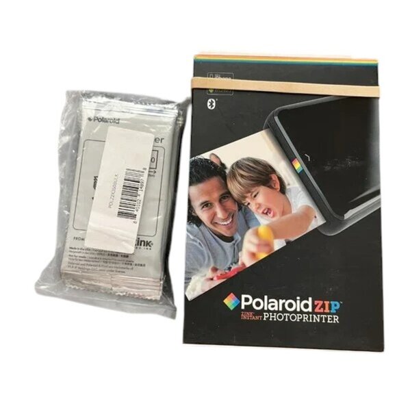 Zink Polaroid ZIP Wireless Mobile Photo Mini Printer (Black) Compatible - Picture 1 of 9